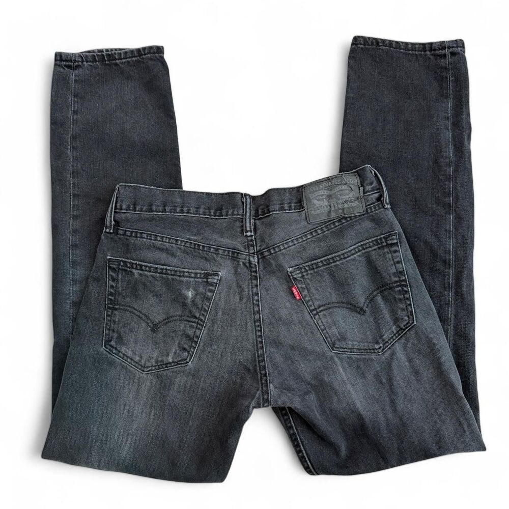 Levi's Men's Black and Grey Jeans